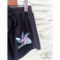 Ensemble Short Stitch noir et blanc