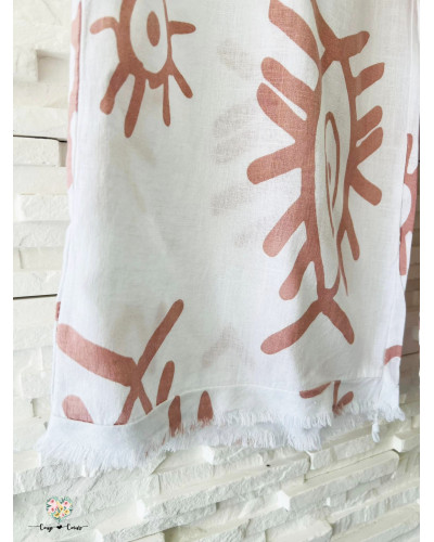 Pantalon fluide oeil protecteur - Rose (jusqu'à un 44)