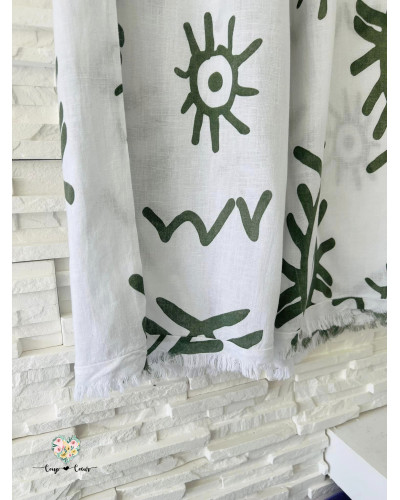 Pantalon fluide oeil protecteur - Kaki (jusqu'à un 44)