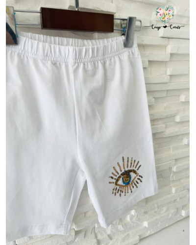 Ensemble Cycliste Oeil protecteur - Blanc