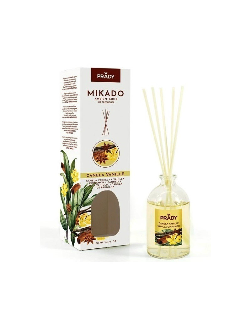 Mikado d'ambiance 100 ml - Cannelle Vanille