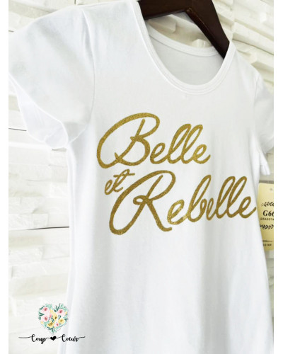 Robe blanche "Belle et Rebelle" - Blanc