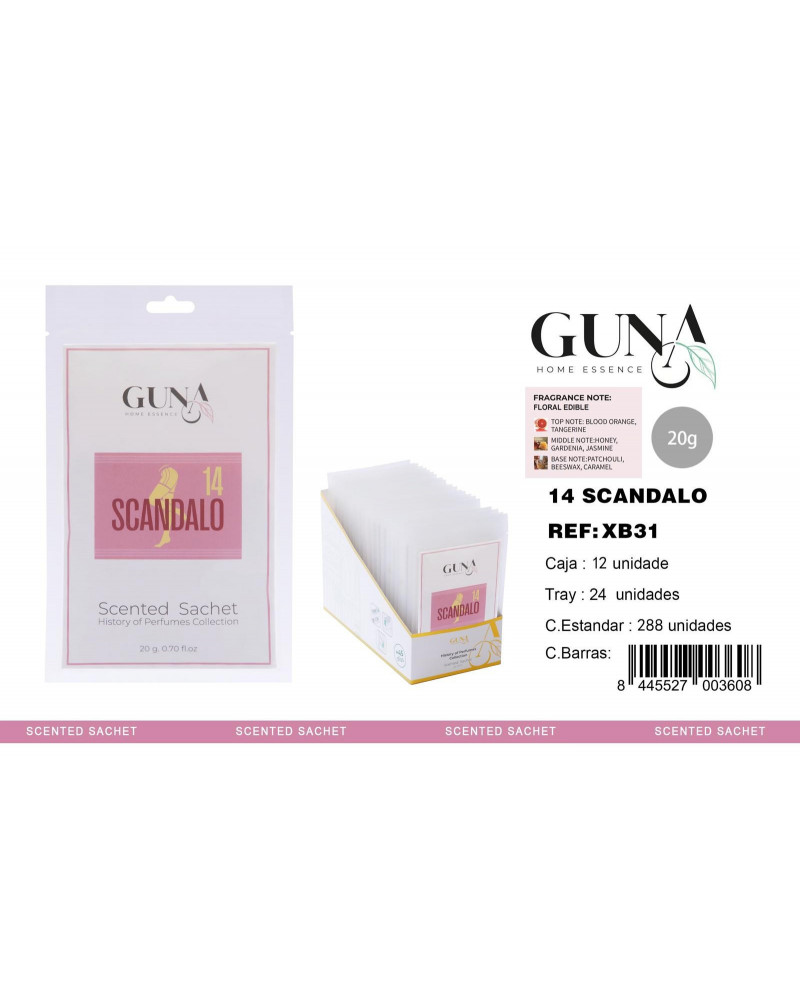 Sachet armoire et tiroir parfum - Scandale