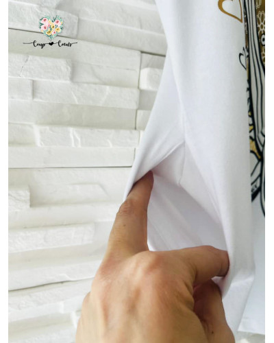 Robe blanche "Converses"