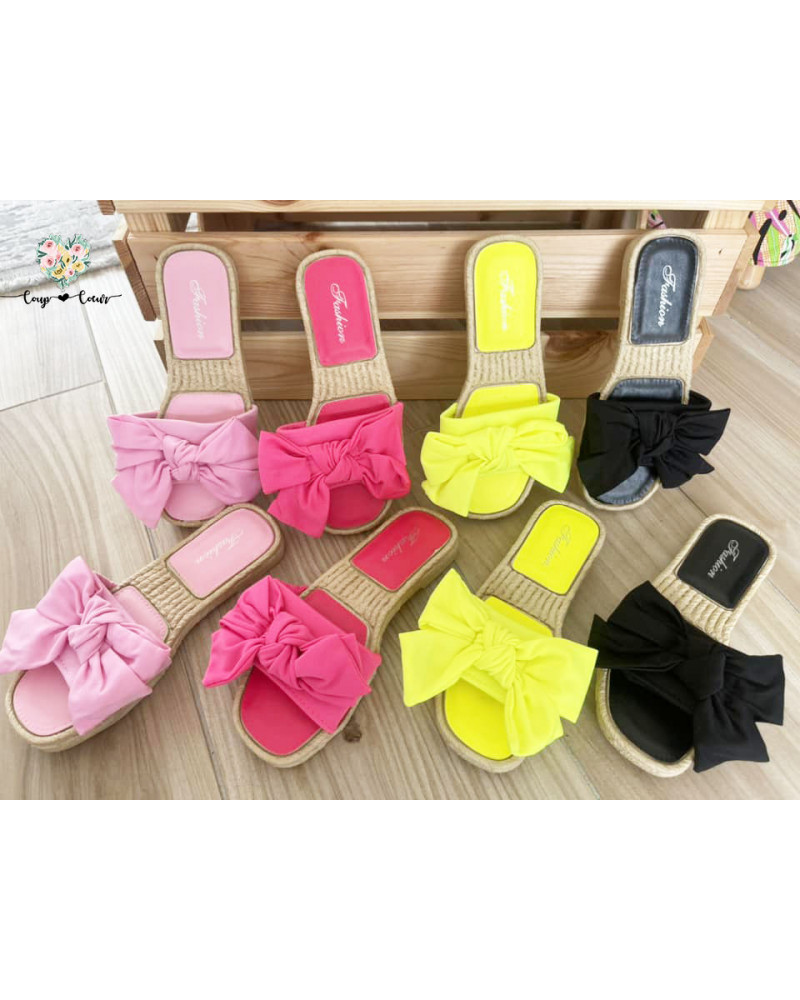 Sandales espadrilles Noeud