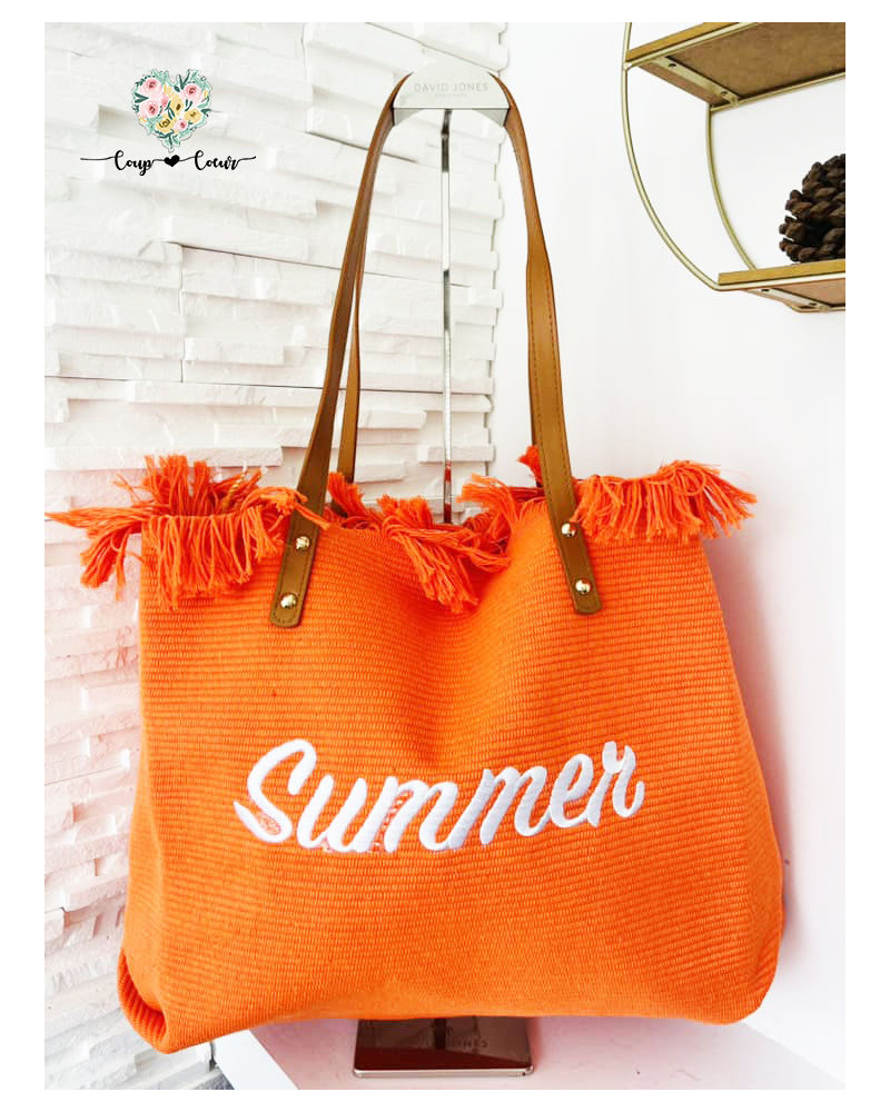 Sac plage SUMMER - Orange