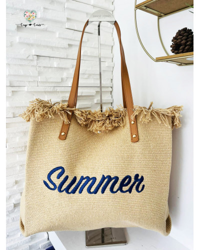 Sac plage SUMMER - Ecru