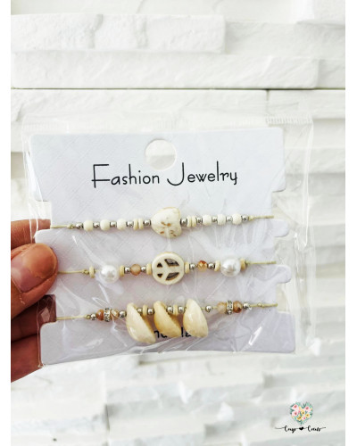 Lot 3 bracelets été