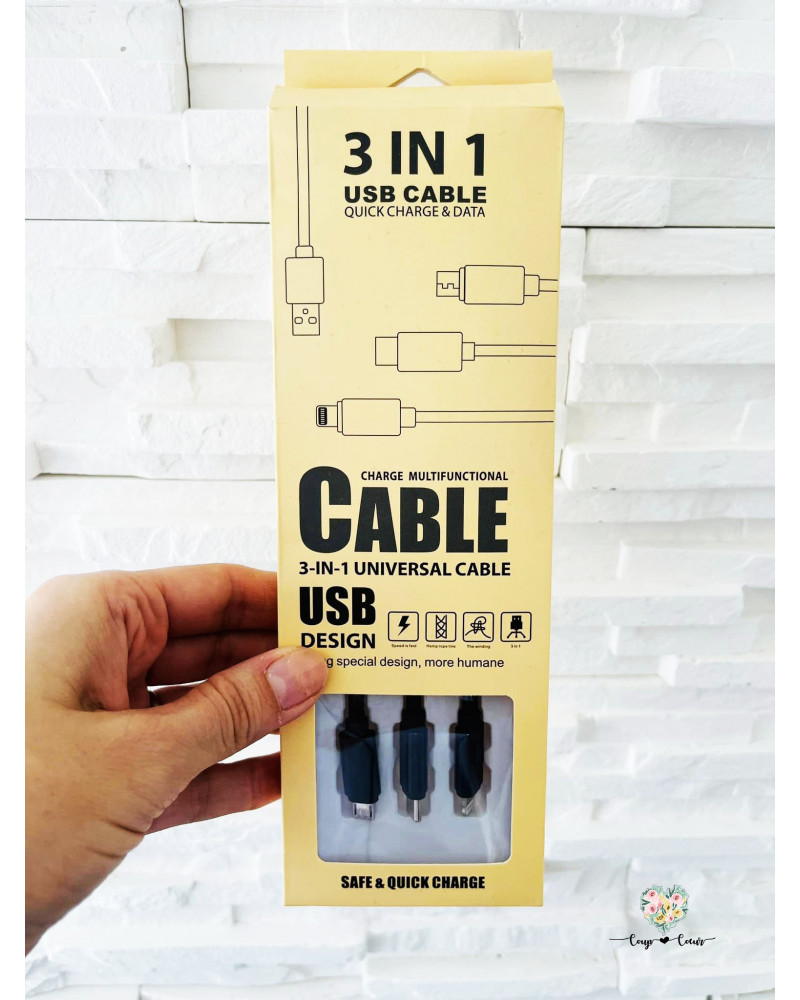 Chargeur multi cable universel