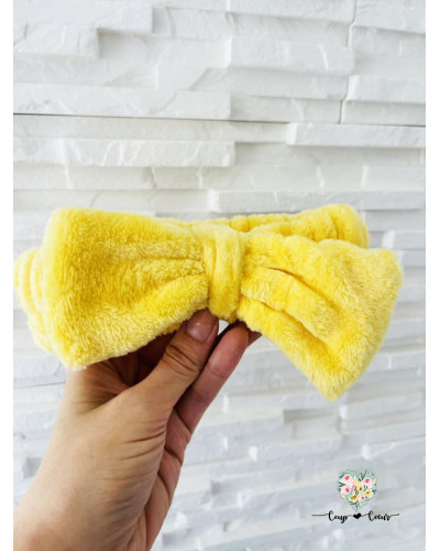 Bandeau cheveux noeud uni