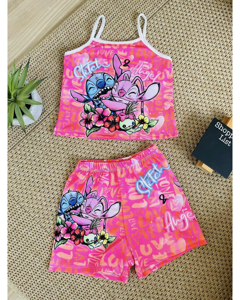 Ensemble/Pyjama short Stitch LOVE