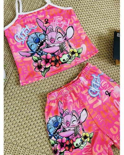 Ensemble/Pyjama short Stitch LOVE