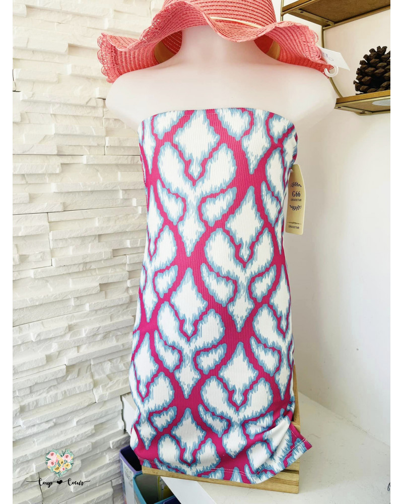 Jupe ou Robe bustier graphique Amalia